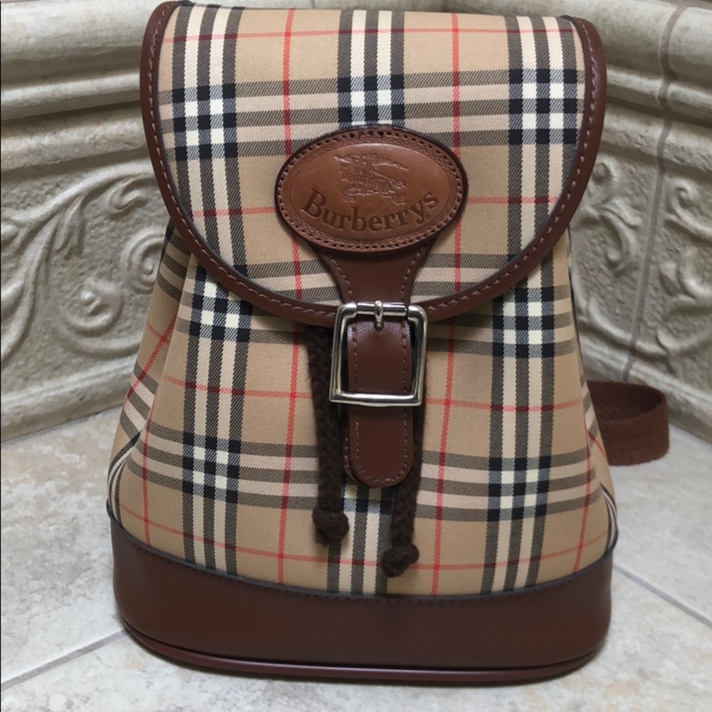 Burberry’s Cloth Backpack.